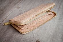 Laden des Bilds im Galerie-Viewer, Kork Portemonnaie / Brieftasche mit Zipper