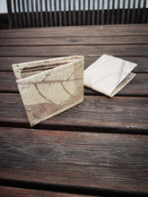 Load image into Gallery viewer, Wallet made from recycled leaves in natural beige