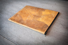 Indlæs billede til gallerivisning Exklusive Notebook‑Hülle aus recycelten Blättern – wasserabweisend, vegan, Gelb