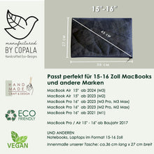 Cargar imagen en el visor de la galería, Hochwertige Verarbeitung mit dezentem BY COPALA-Logo. High-quality craftsmanship with subtle BY COPALA logo