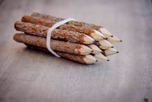 Load image into Gallery viewer, Pencil set made from recycled branches, set of 10