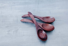 Laden des Bilds im Galerie-Viewer, 3er Holzlöffel-Set handmade aus Akazienholz in braun