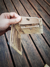 Load image into Gallery viewer, Wallet made from recycled leaves in natural beige