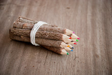 Laden des Bilds im Galerie-Viewer, Buntstifte Set aus recycelten Ästen, 10er-Set