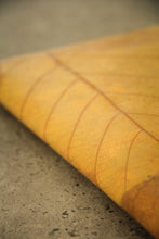 Load image into Gallery viewer, Laptop sleeve 13" - 14" inch made from recycled leaves in yellow
