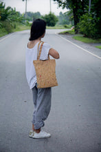 Load image into Gallery viewer, Tote Bag - Cork carrying bag with colour accents