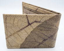 Load image into Gallery viewer, Wallet made from recycled leaves in natural beige