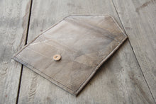 Load image into Gallery viewer, Purse / wallet made from recycled leaves in green