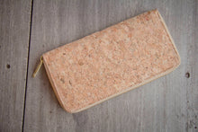 Laden des Bilds im Galerie-Viewer, Kork Portemonnaie / Brieftasche mit Zipper