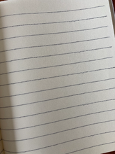 Laden des Bilds im Galerie-Viewer, Linniertes Notizbuch mit Stiftmotiv, handmade und vegan