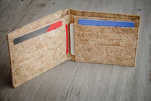 Laden des Bilds im Galerie-Viewer, Kork Portemonnaie Herren handmade und vegan