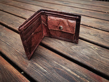 Load image into Gallery viewer, Wallet made from recycled leaves in Brown
