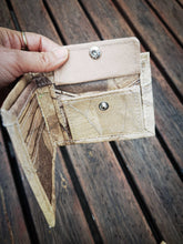Load image into Gallery viewer, Wallet made from recycled leaves in natural beige
