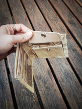 Load image into Gallery viewer, Wallet made from recycled leaves in natural beige
