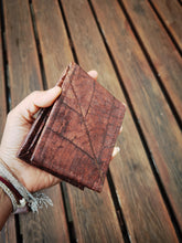 Load image into Gallery viewer, Wallet made from recycled leaves in Brown
