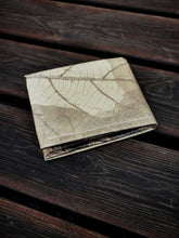 Load image into Gallery viewer, Wallet made from recycled leaves in natural beige
