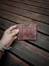 Load image into Gallery viewer, Wallet made from recycled leaves in Brown

