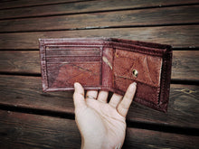 Load image into Gallery viewer, Wallet made from recycled leaves in Brown
