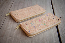 Laden des Bilds im Galerie-Viewer, Kork Portemonnaie / Brieftasche mit Zipper
