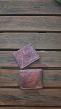 Load and play video in Gallery viewer, Wallet made from recycled leaves in Brown
