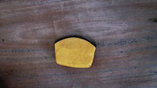 Load and play video in Gallery viewer, Wallet / mini case made from recycled leaves in yellow

