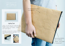 Laden des Bilds im Galerie-Viewer, Design Sleeve Hülle aus Kraft Papier
