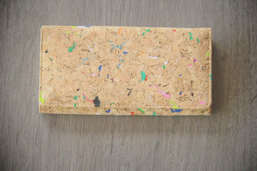 Nachhaltiges Portemonnaie aus Kork mit extra vielen Fächern handmade und vegan 
