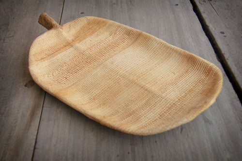 Deko Schale handmade aus Bananenpflanzen – handmade und vegan BY COPALA